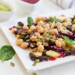 Vegan - Beets and Apple Salad with Cranberry-Orange Sauce